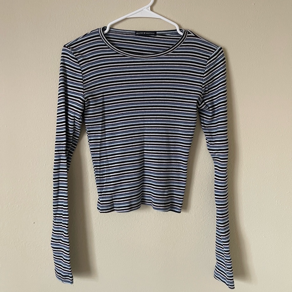 Brandy Melville long sleeve striped shirt
